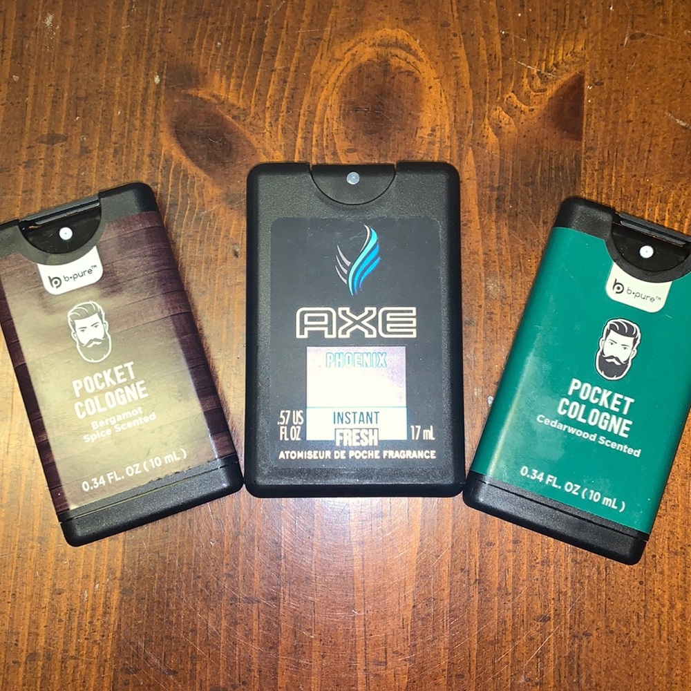 Pocket colognes set of 3! Like new